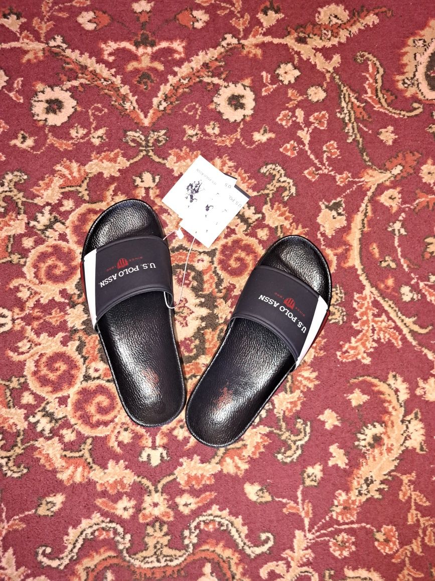 Slapi U.S. POLO ASSN. Noi cu Eticheta