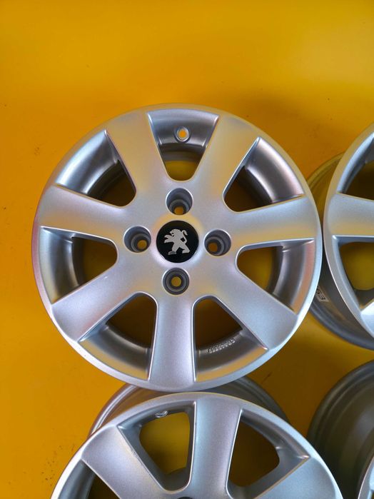 4 Jante Aliaj 4x108 14'' 6J ET 24 - OEM PEUGEOT 208 108 NOI