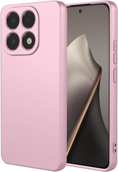 Матов силиконов кейс за xiaomi 15t pro със защита около камерите