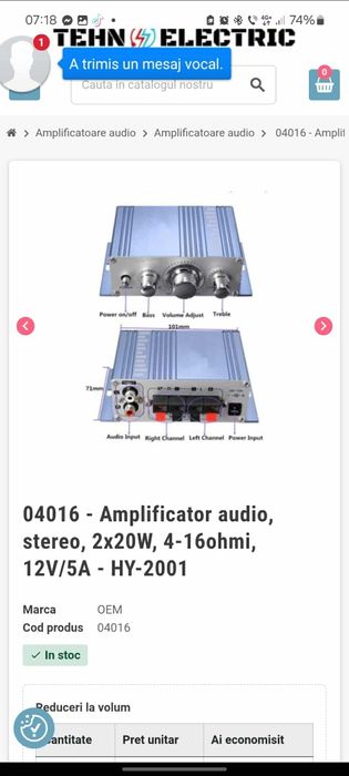 Vamd amplificator