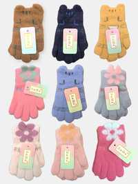 Зимние детские перчатки, на 3-9 лет