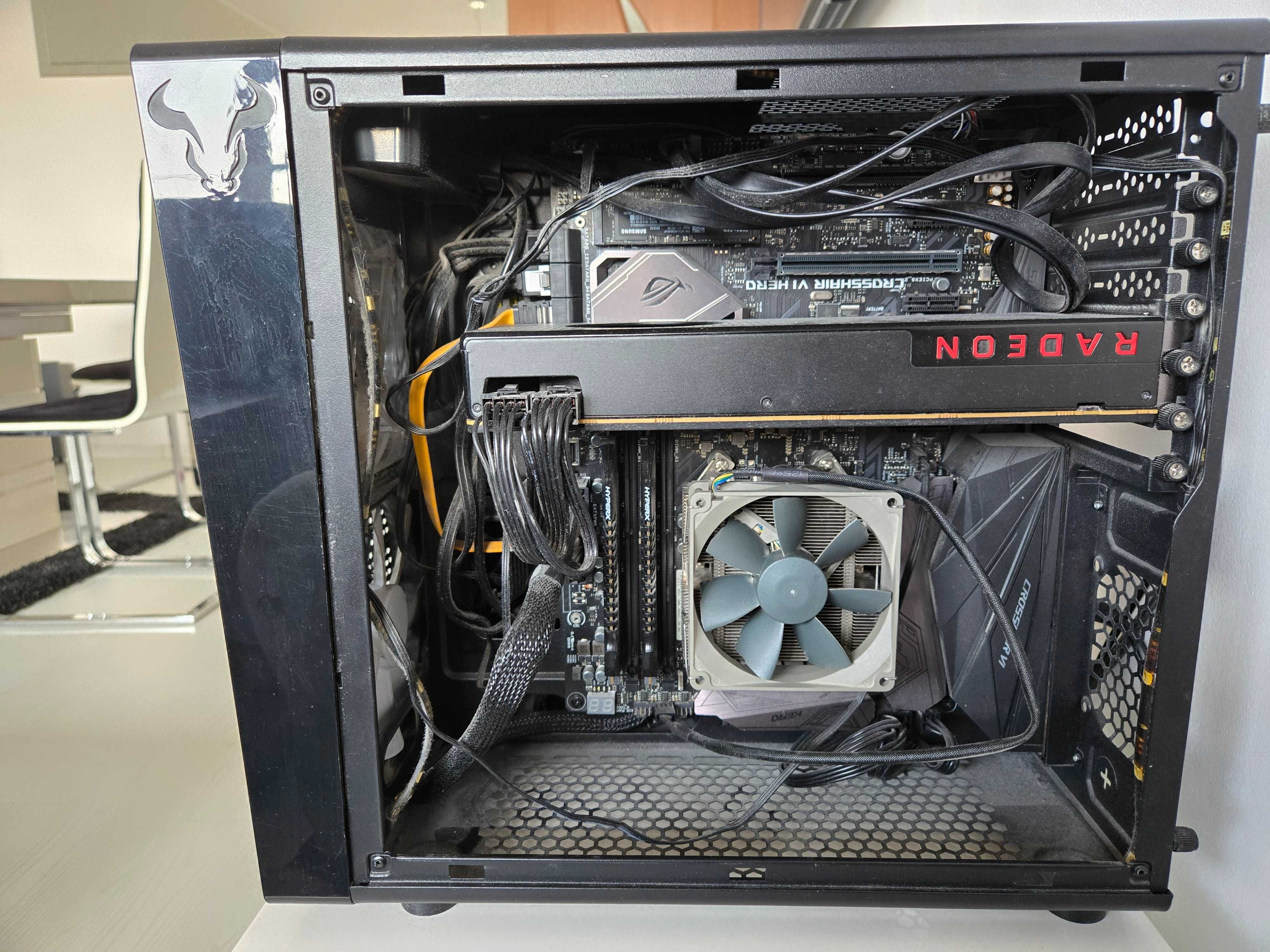 Настолен геймърски компютър 32 RAM, Rizen 7, Asrock, Radeon Vega 64