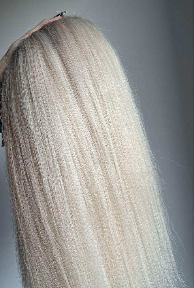 Extensii de par blonde par natural