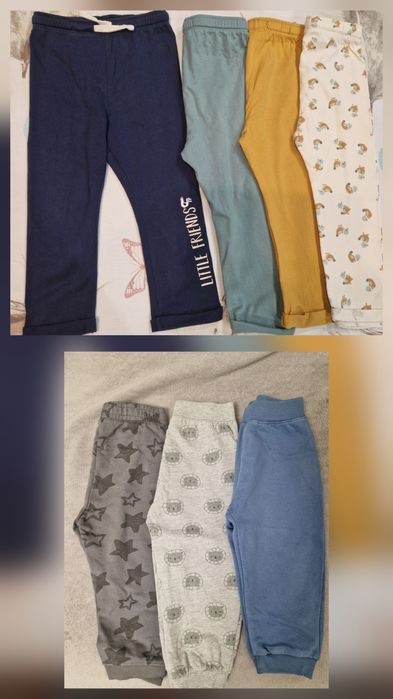 Lot 7 pantaloni pentru copii 2 ani