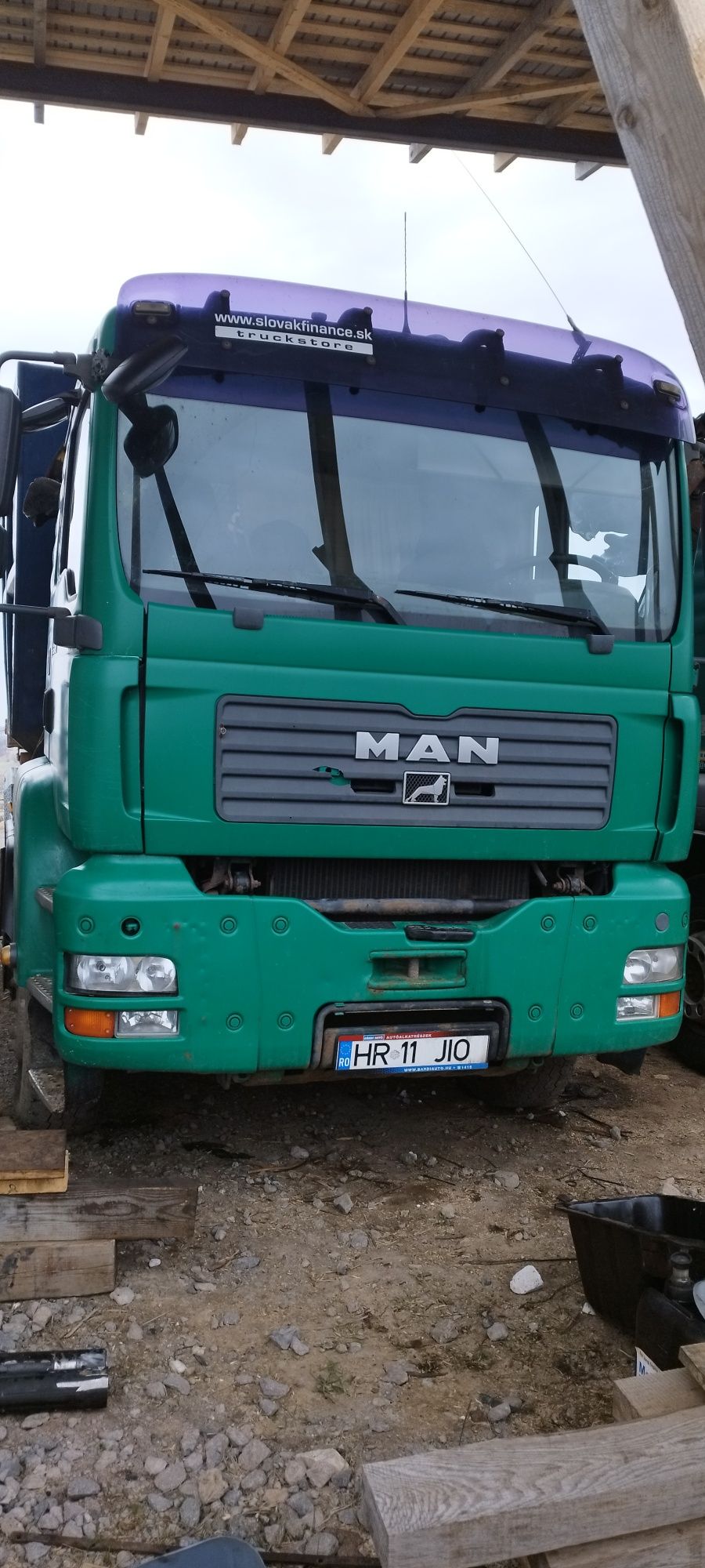 CAMION MAN TGA 26.430, abroll, macara, 6x4