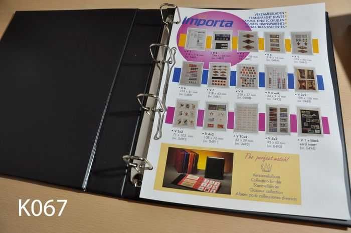 Importa папка класьор с 4 Q-ринга машинка за PVC листи , еко-кожа