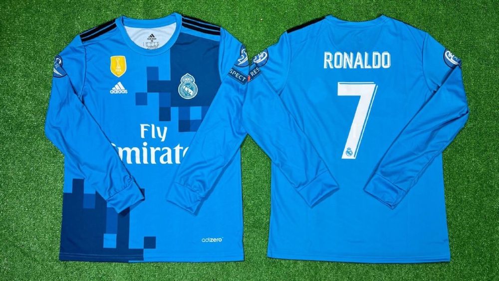 Cristiano Ronaldo - Real Madrid (Футболни тениски с дълъг ръкав)