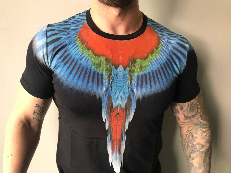 Чисто нови мъжки тениски Marcelo Burlon в черно и в бял цвят