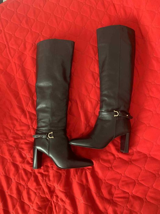 Ботуши ZARA естествена кожа