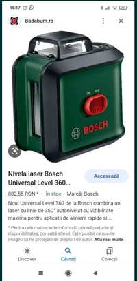 Nivela laser Bosch universal level și gcl2-15