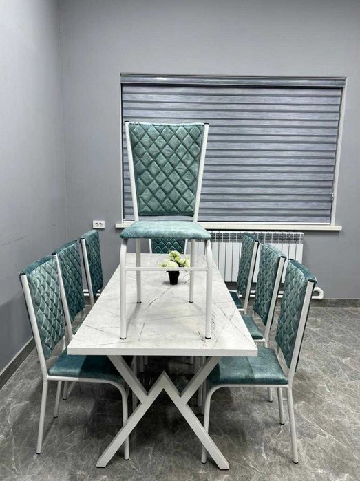 стол и cтулья. Орындық және стол