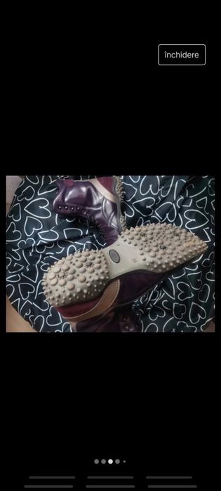 Ghete din piele naturala