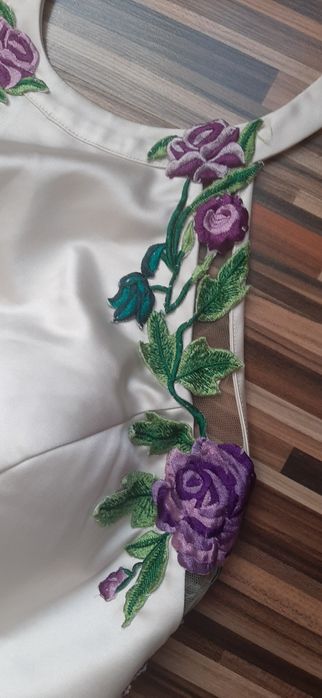 Rochie in două culori