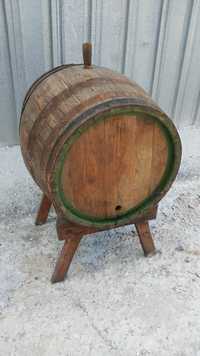 Стара дъбова бъчва (буре,каца) за вино. 120л