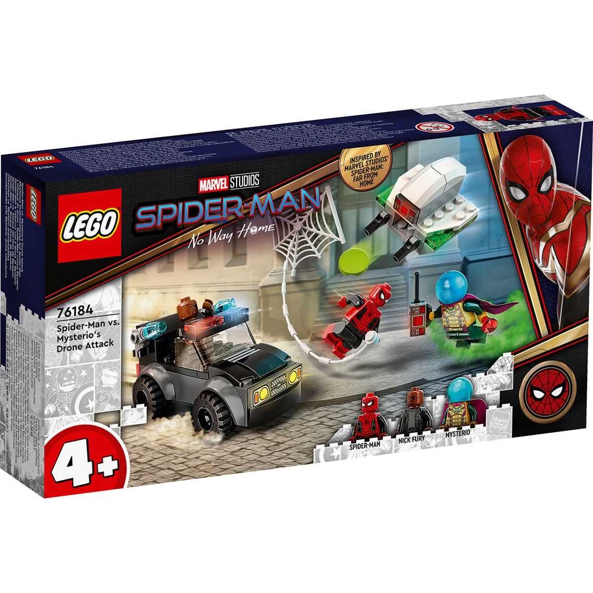 LEGO Super Heroes Spider-Man против атаки дронов Мистерио 76184 НОВЫЙ