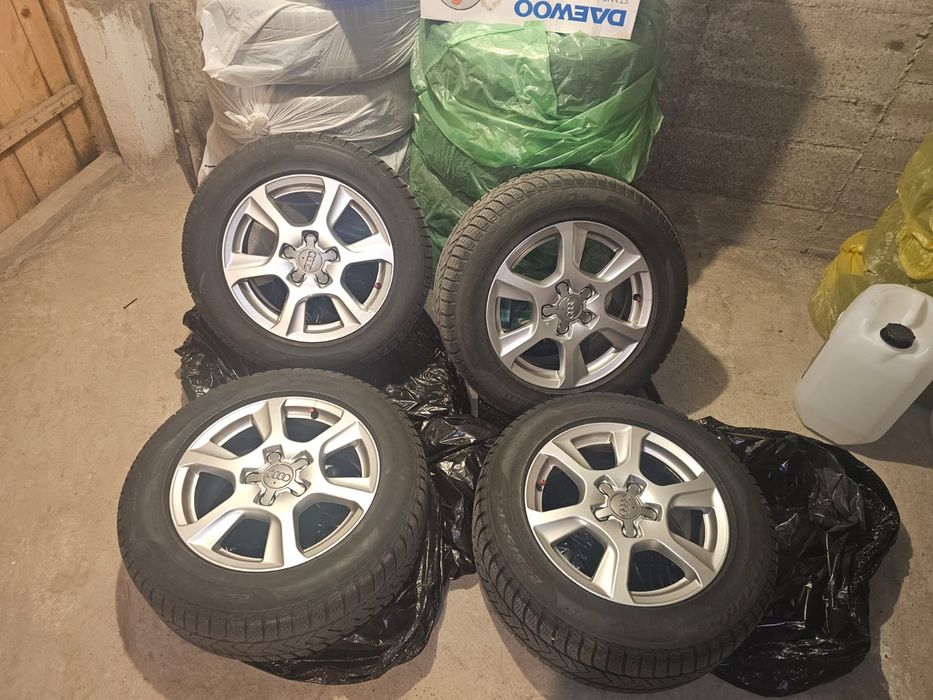 Roți de iarnă pe 16 pentru audi a4 b8.