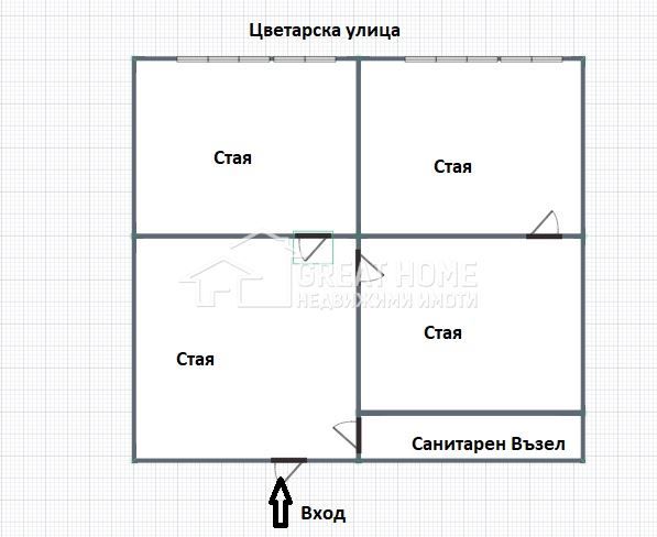 Цветарска Улица ! Търговско помещение !