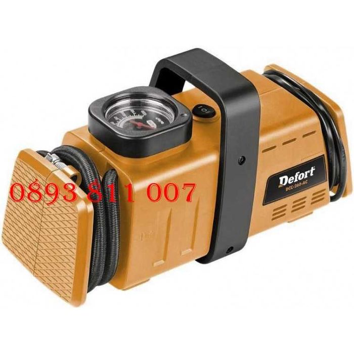 Компресор Defort 90W мощен комбиниран
