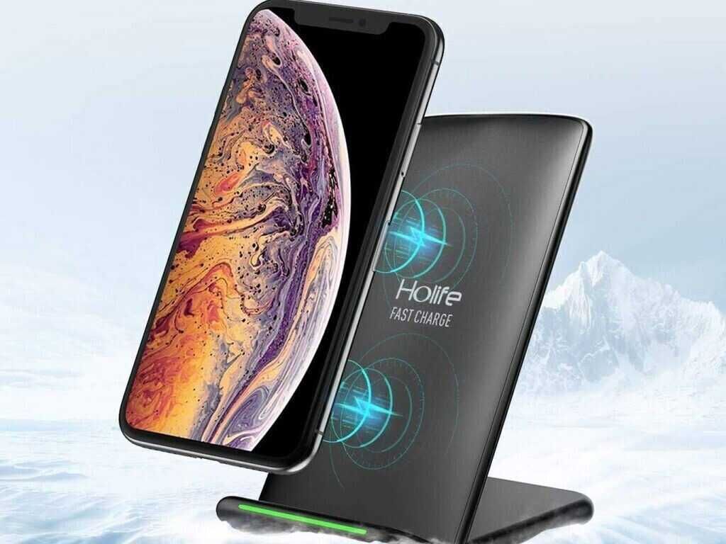 Безжично зарядно за Samsung,  Apple, LG- Holife 10W