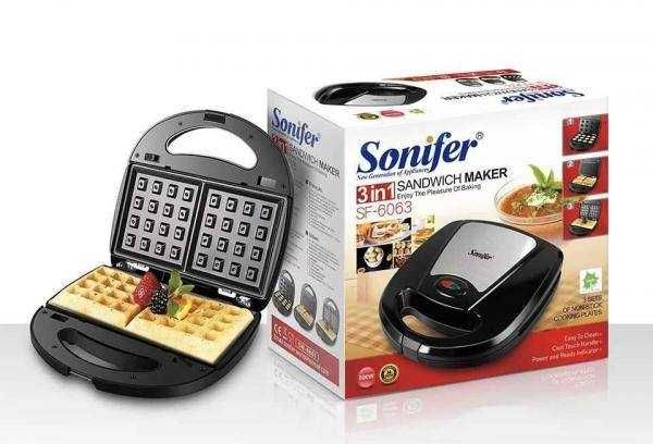 Сендвичница Sonifer SF-6663, 3in1