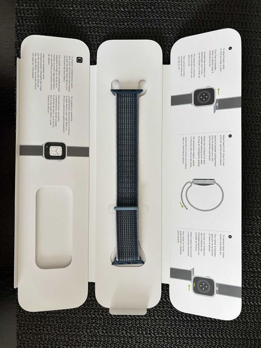Curea originala Apple Storm Blue Sport Loop