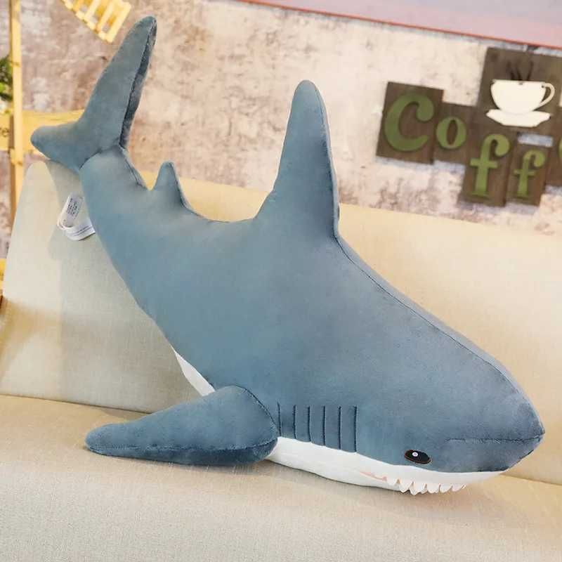 Плюшевая акула игрушка 80 см