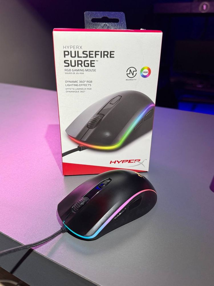 Б/У 20 шт • Наушники HyperX cloud II • Мишки HyperX Pulsefire Surge