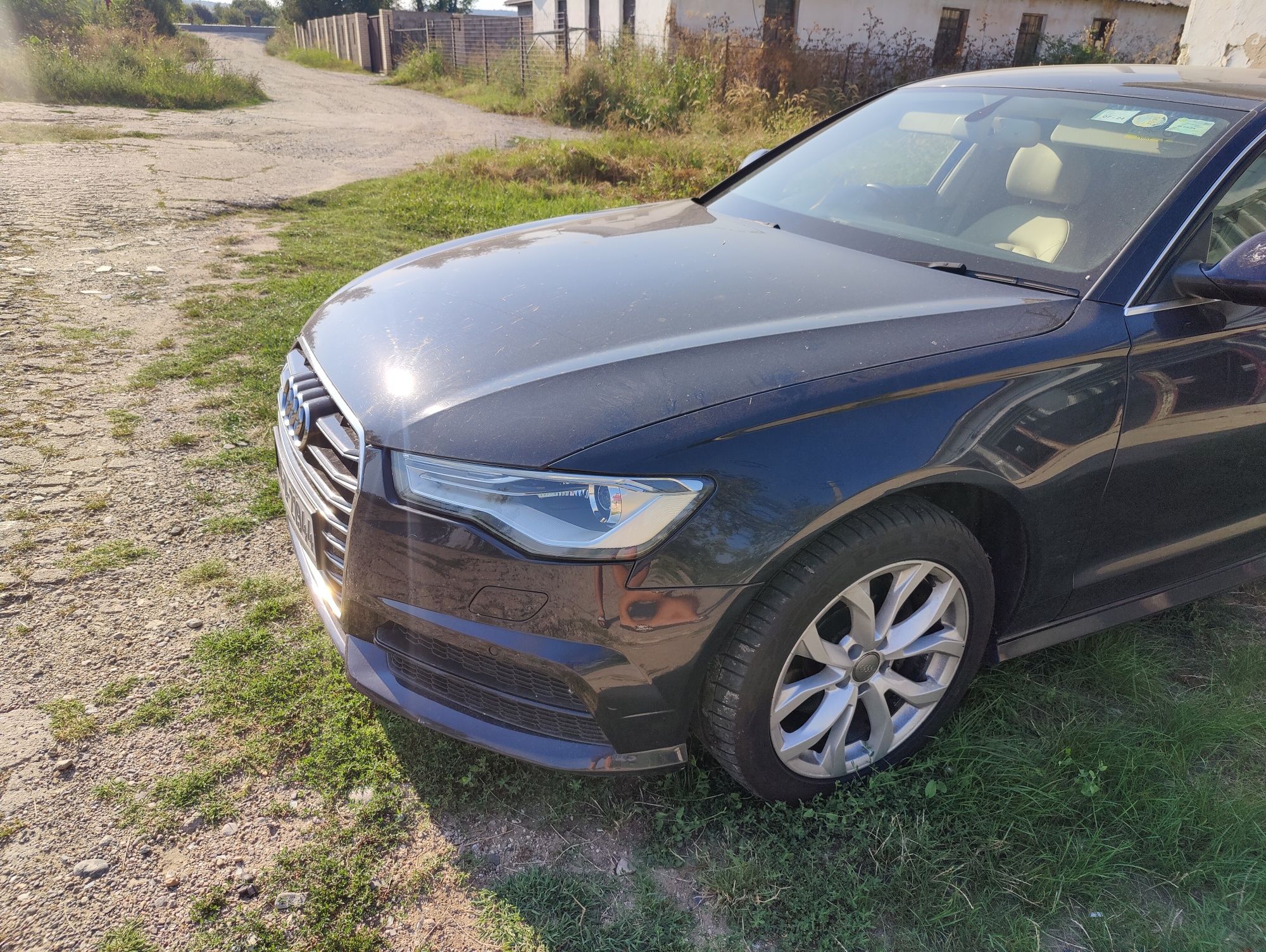 Bot complet fata completa faruri trager Audi a6 4g c7 facelift 2017