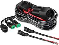 Instalatie electrica pentru proiectoare off-road cu doua iesiri