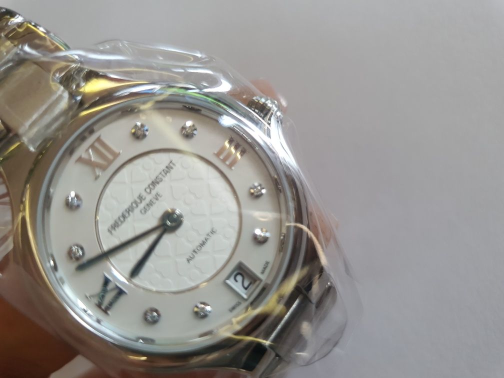 Ceas damă automatics cu diamante Frederique Constant Nou 100% Original