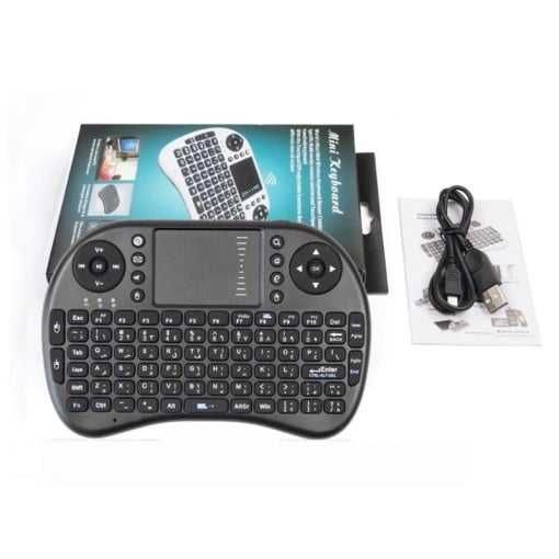 Tastatura Smart TV Box USB Iluminata, Wireless cu acumulator