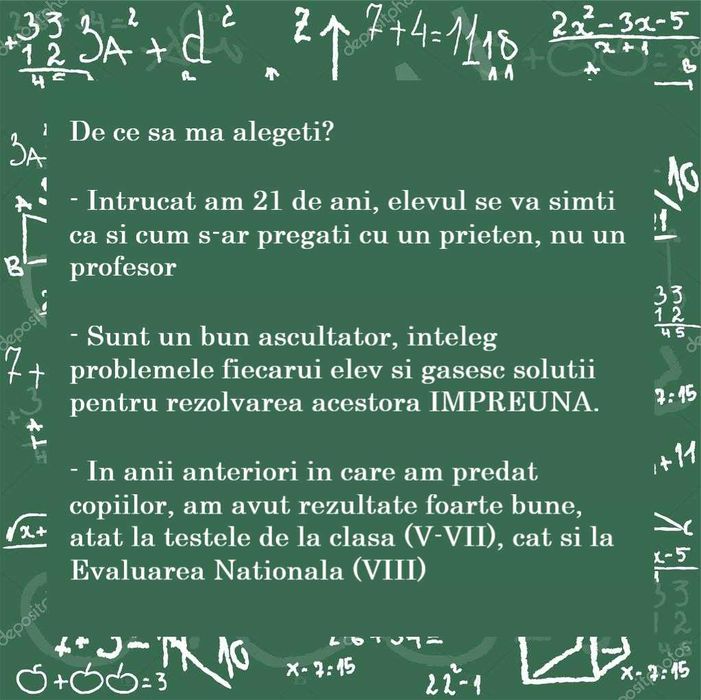 Meditatii Matematica Gimanziu: Sa descoperim Algebra si Geometria!