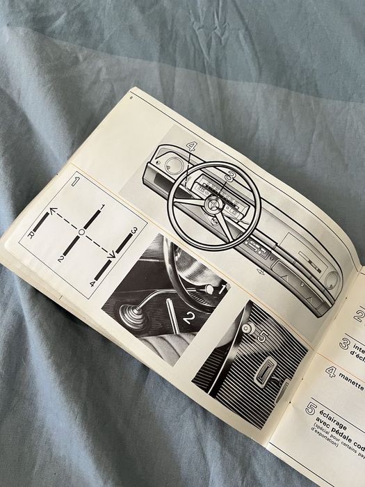 Оригинална книжка за Булгаррено / Bulgarrenault 10 1968 г.