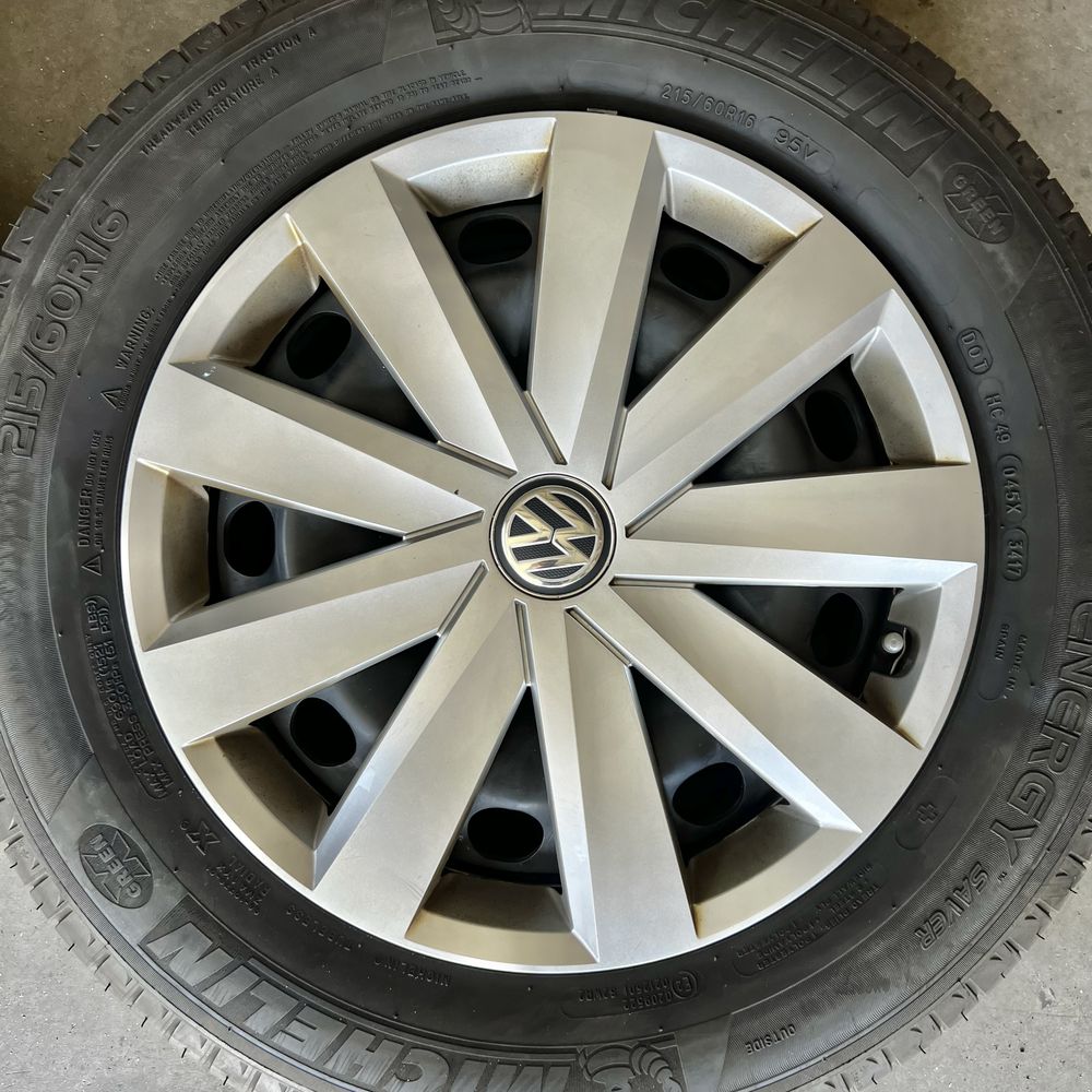 Roti de vara VW 16" / 5x112 / Jante tabla + anvelope