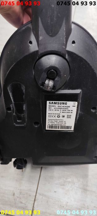 aspirator samsung fara sac SC43Q0 albastru 2 filtre hepa functional