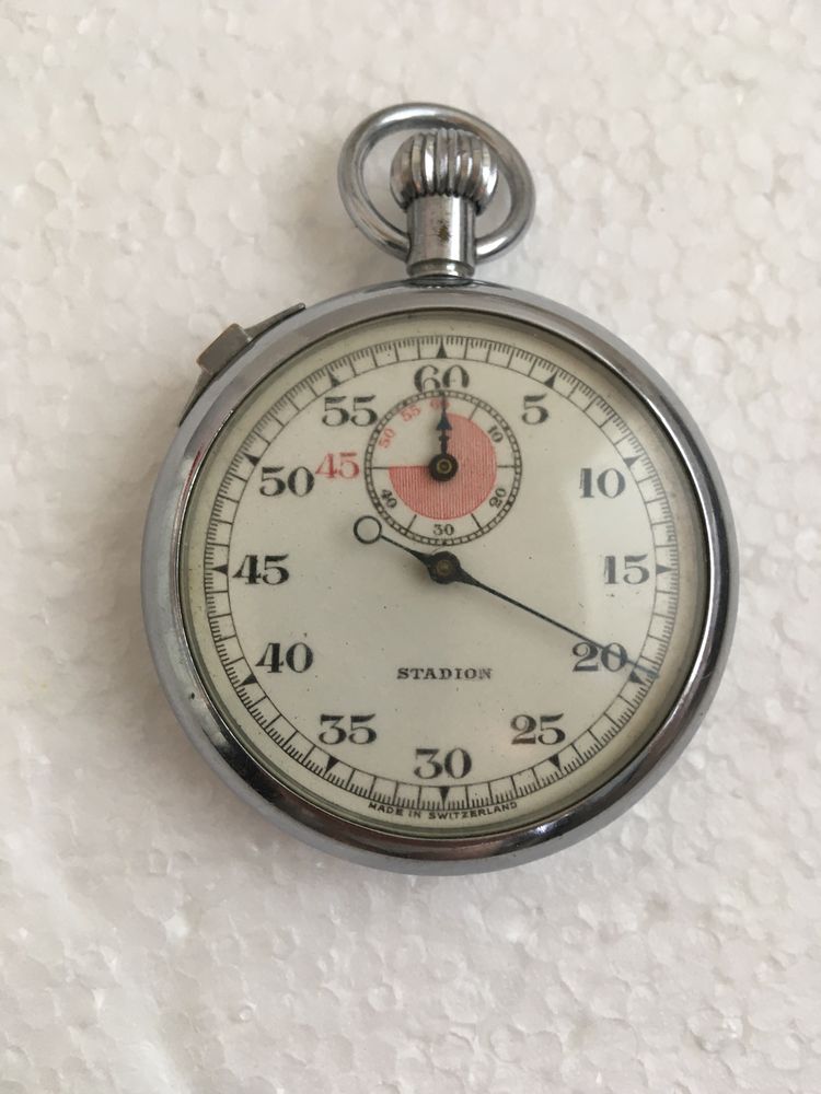 Cronometru vintage mecanic STADION nu ceas de buzunar