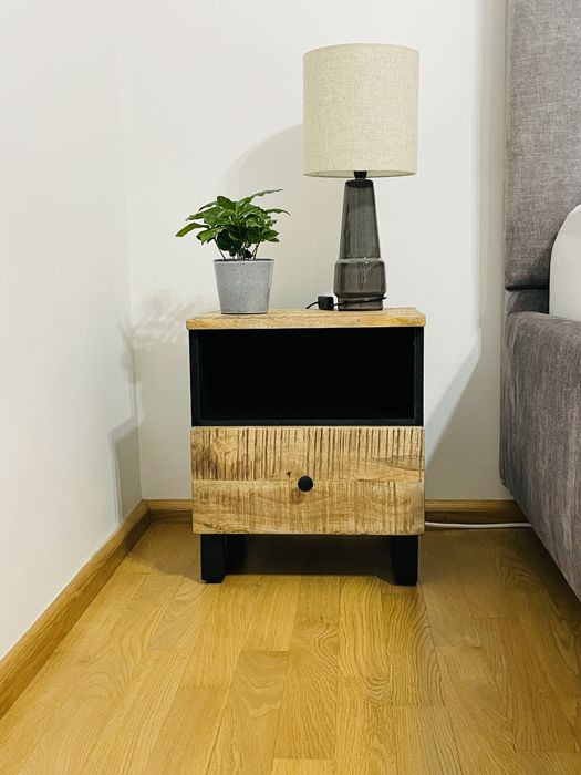 2 Noptiere lemn masiv mango