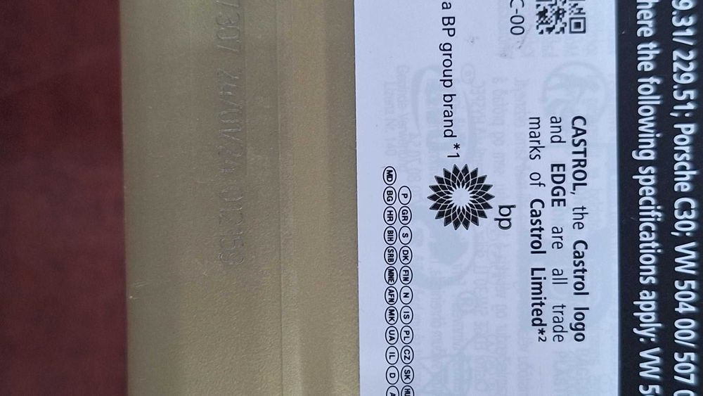 ulei motor castrol 5w30 LL