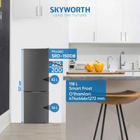 Холодильник Skyworth srd-150db Мега акция + доставка + гарантия