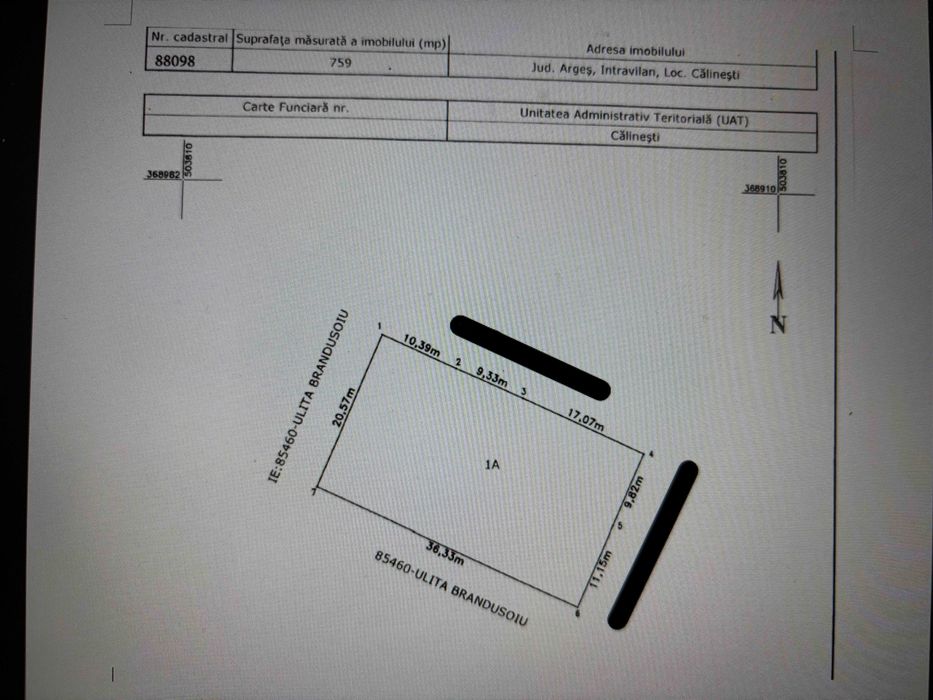2X Teren intravilan, Loc. Calinesti, Arges