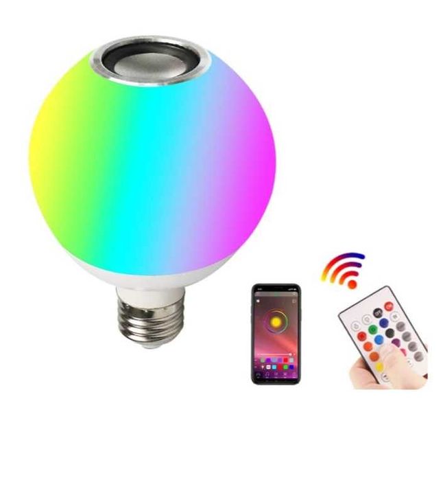 Лед крушка с различни цветове