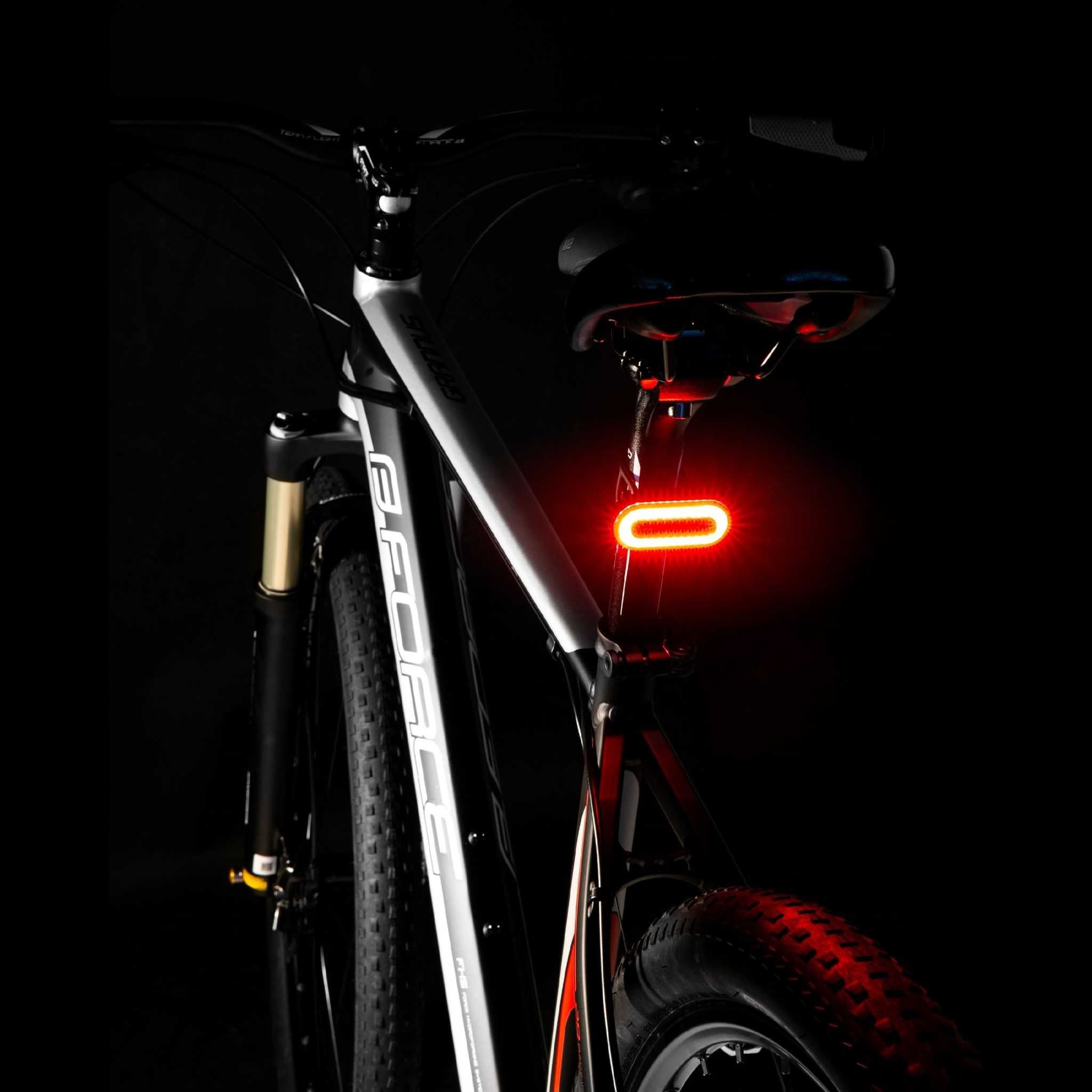 Задна COB LED светлина за велосипед FORCE ARC USB