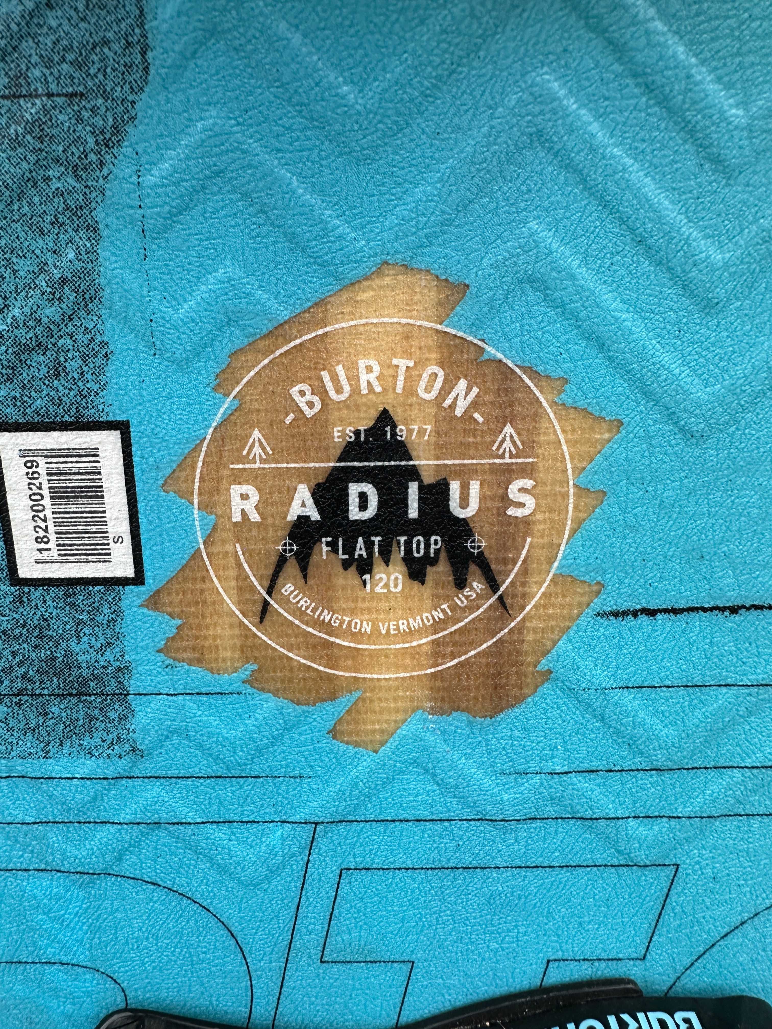 placa snowboard burton radius L120cm