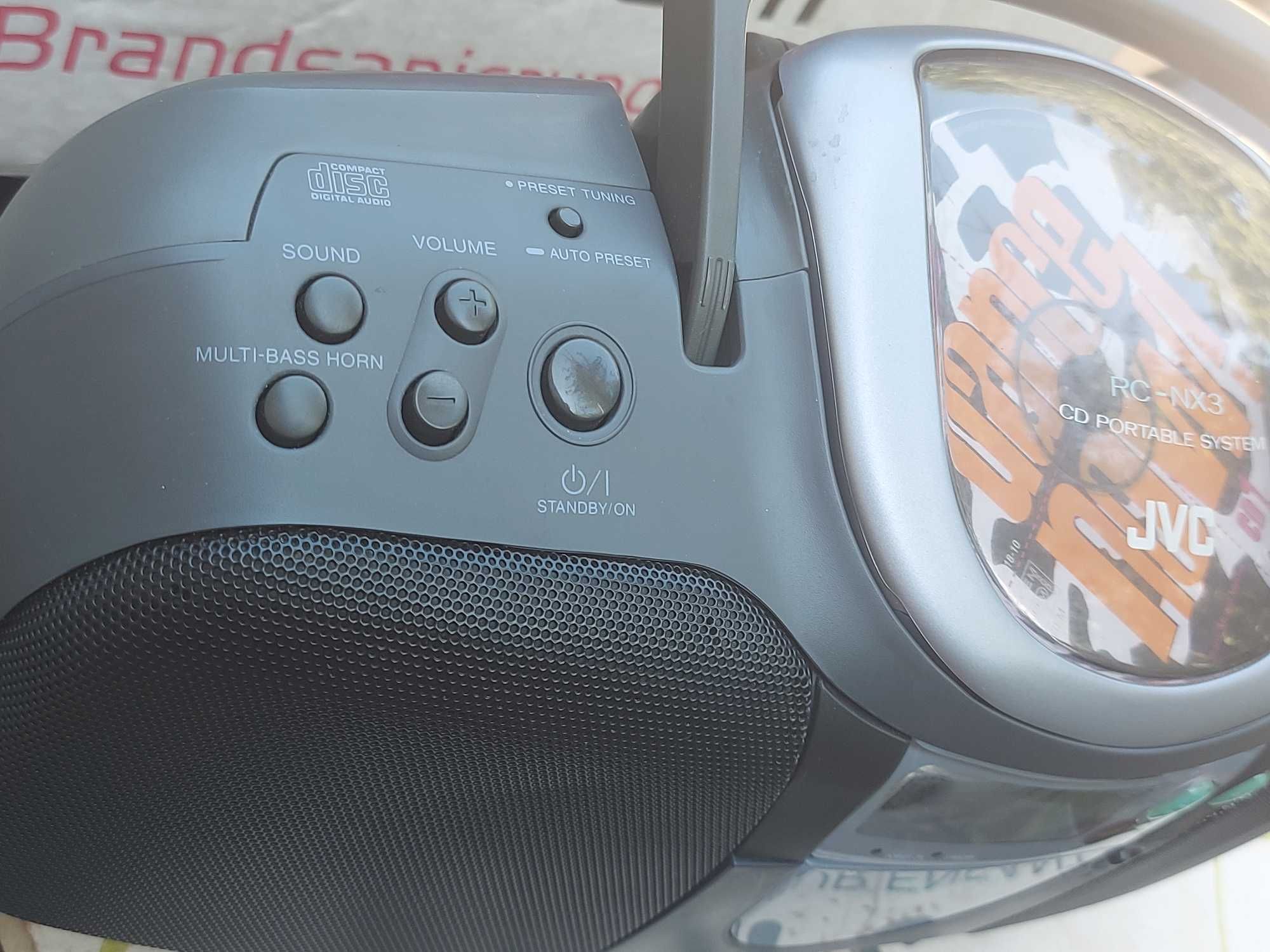 JVC RC-NX3 CD Portable System (CD/Tape/Tuner)