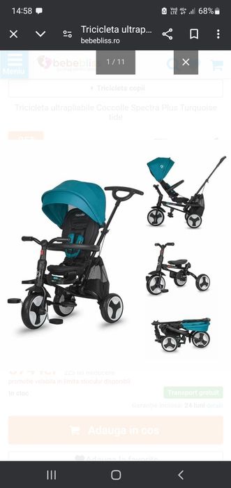 Tricicleta cocolle spectra