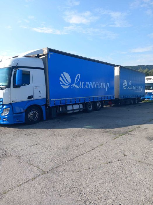 Mercede ACTROS - Tandem (Camion + Remorca)