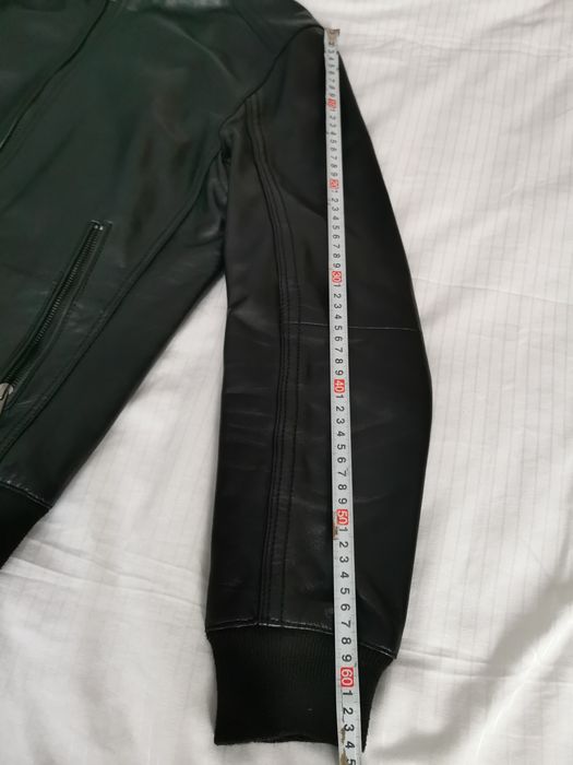 Geaca piele Zara bărbați mărimea L calitate înaltă
