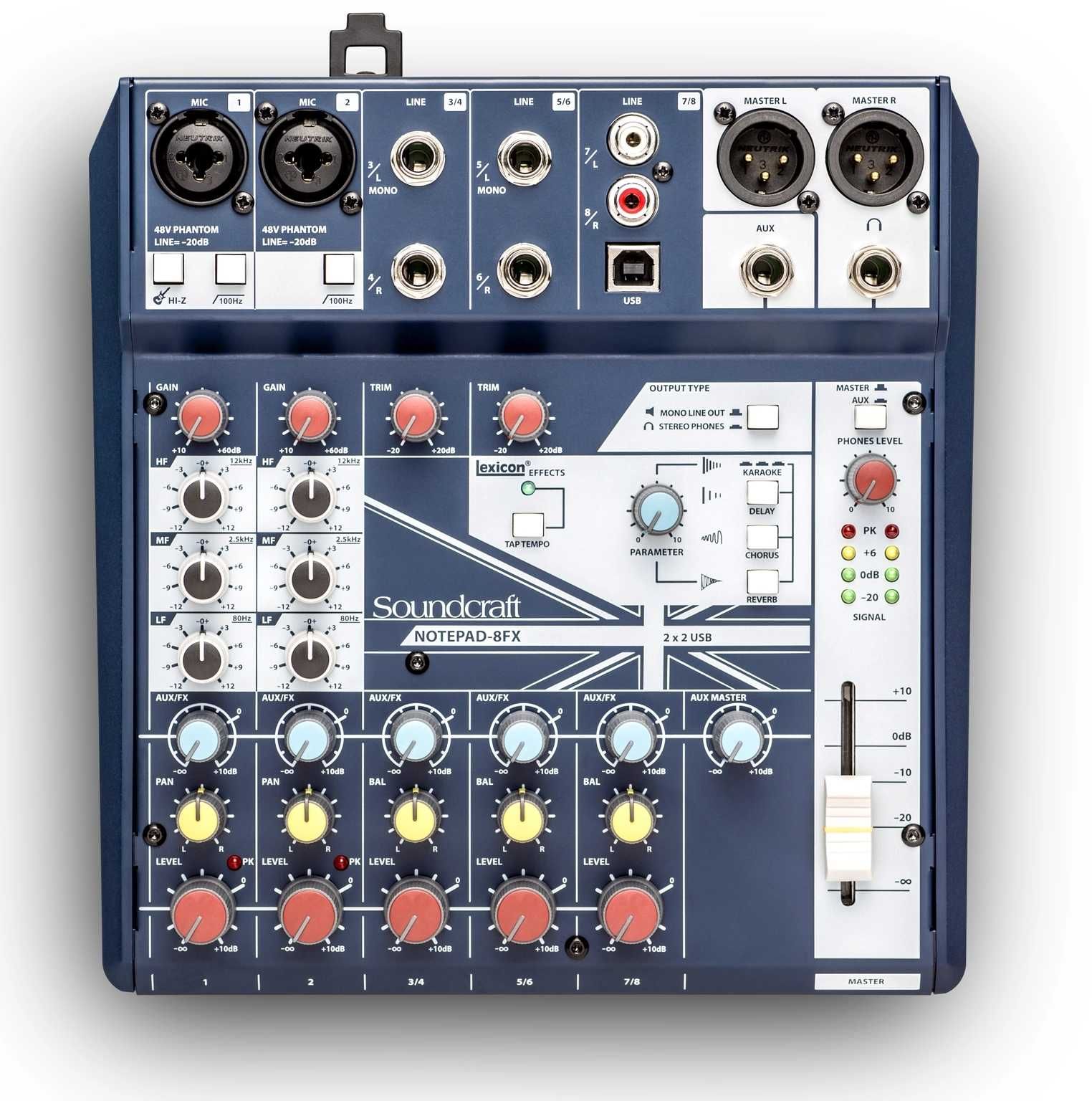 Mixer Soundcraft Notepad 8FX, ca nou