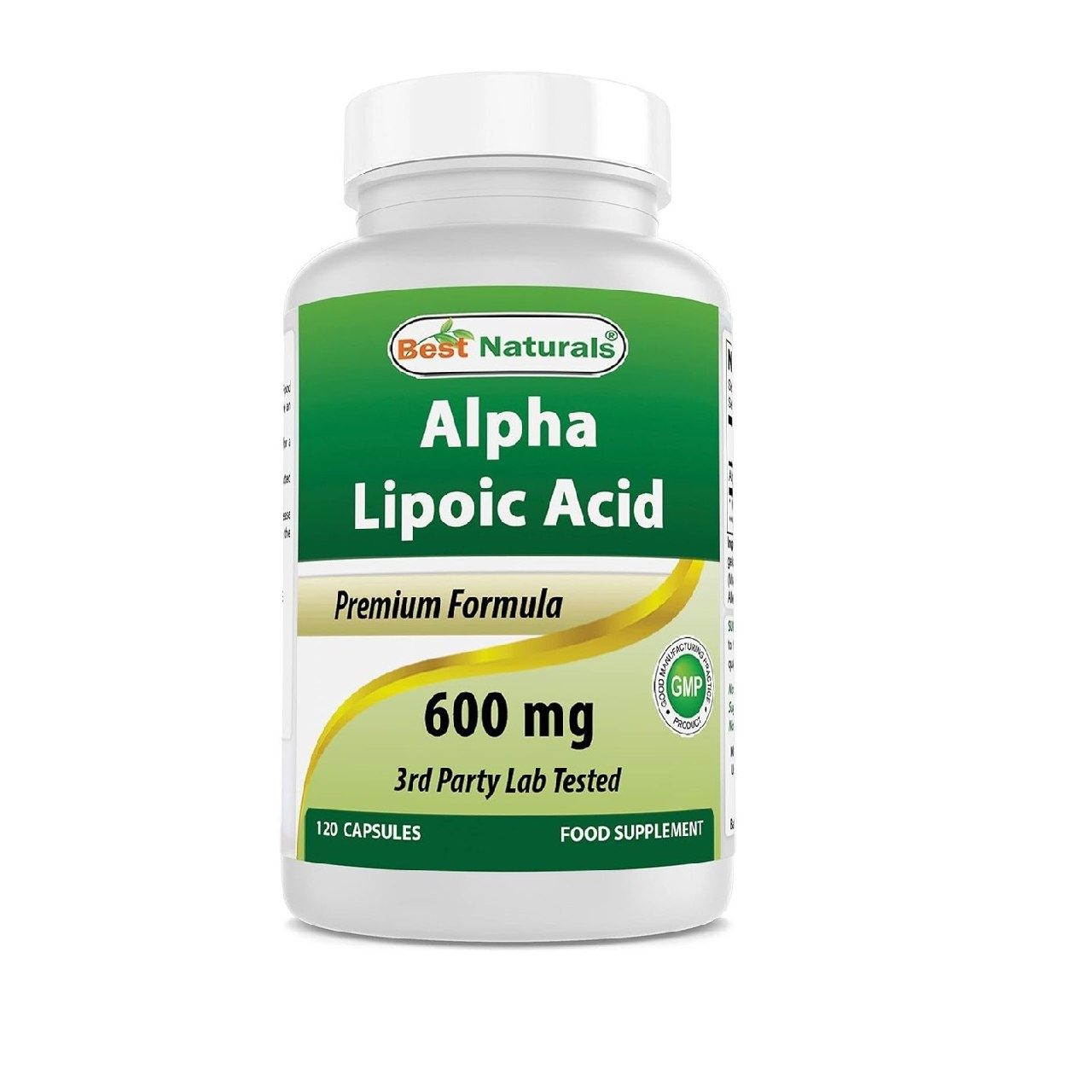 Best Naturals Альфа-липоевая кислота 600 мг 120 шт. - Мощный антиоксид