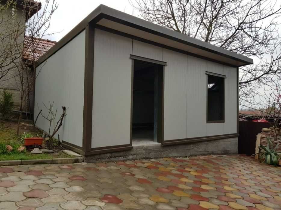 Casa, Garaje Auto, Containere din structura metalica si panou sandwich